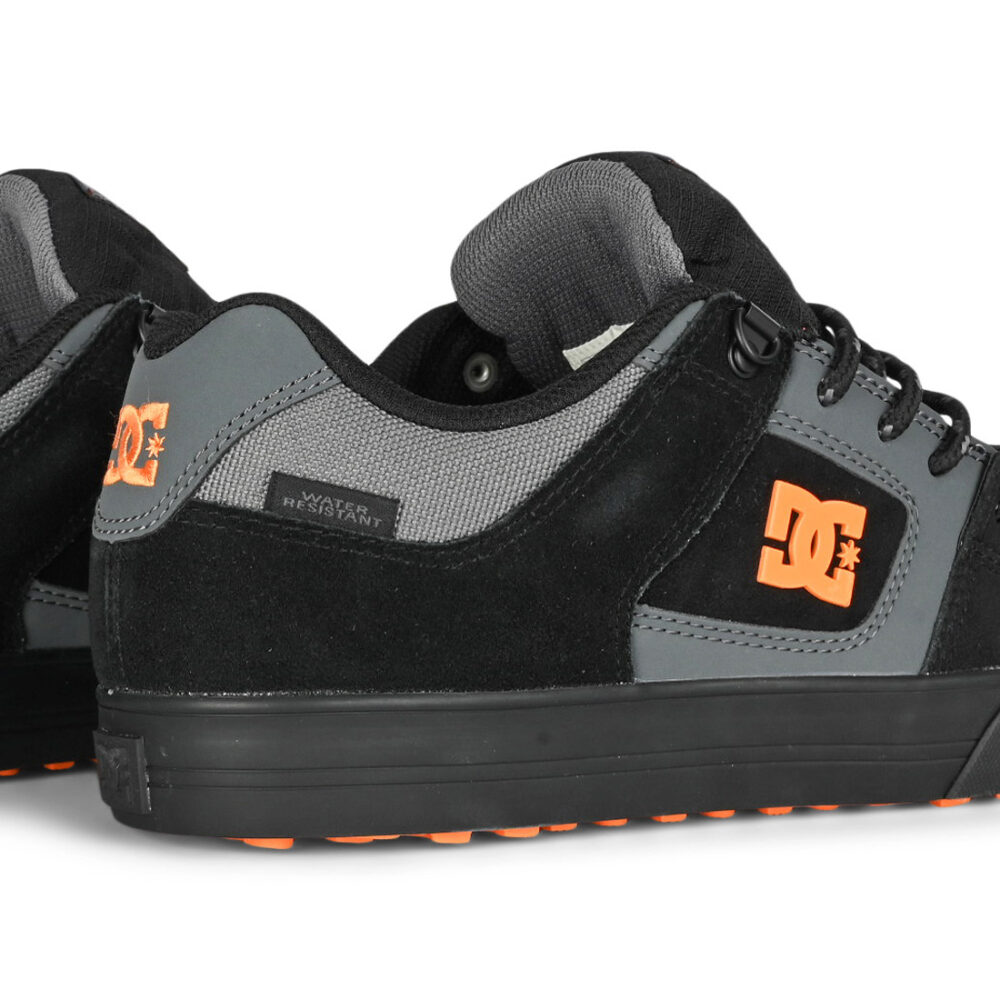 DC Pure WNT Winterised Skate Shoes - Grey/Black/Orange