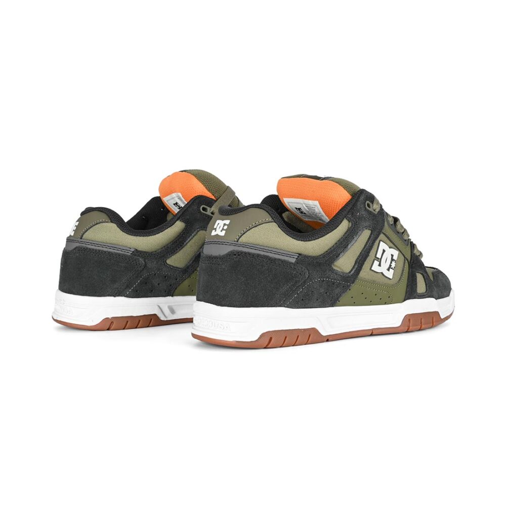 DC Stag Skate Shoes - Dark Green/Olive