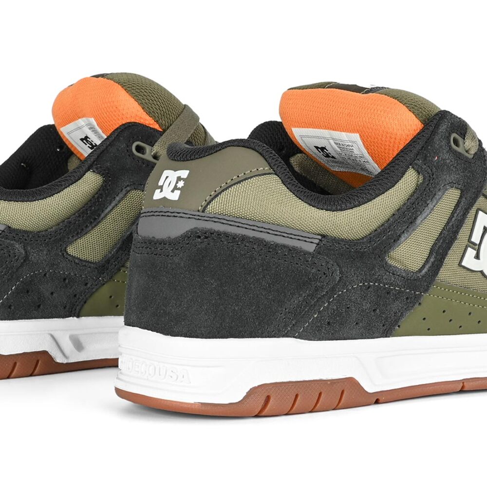 DC Stag Skate Shoes - Dark Green/Olive