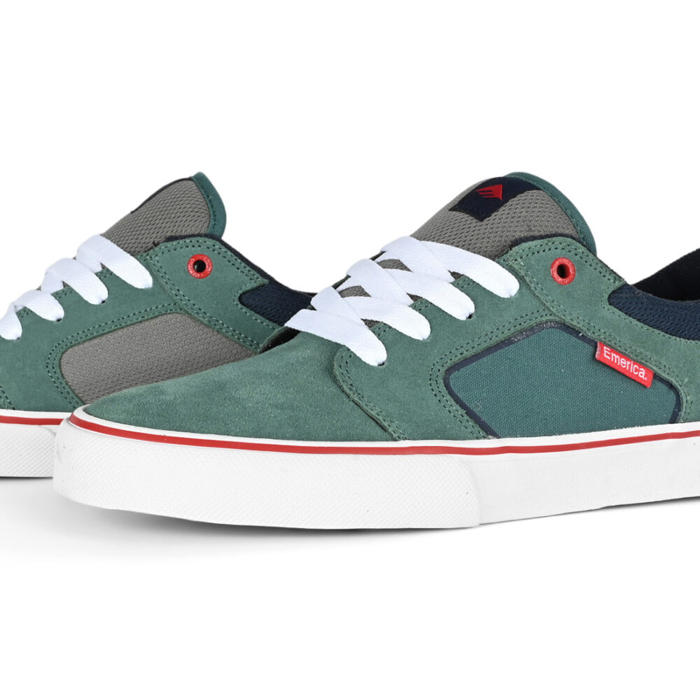 Emerica Cadence Skate Shoes - Green/Blue