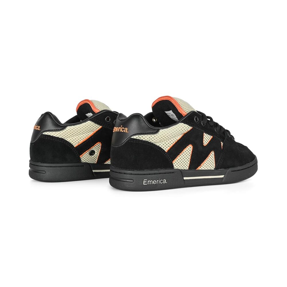 Emerica OG-1 Skate Shoes - Black/Tan/Orange