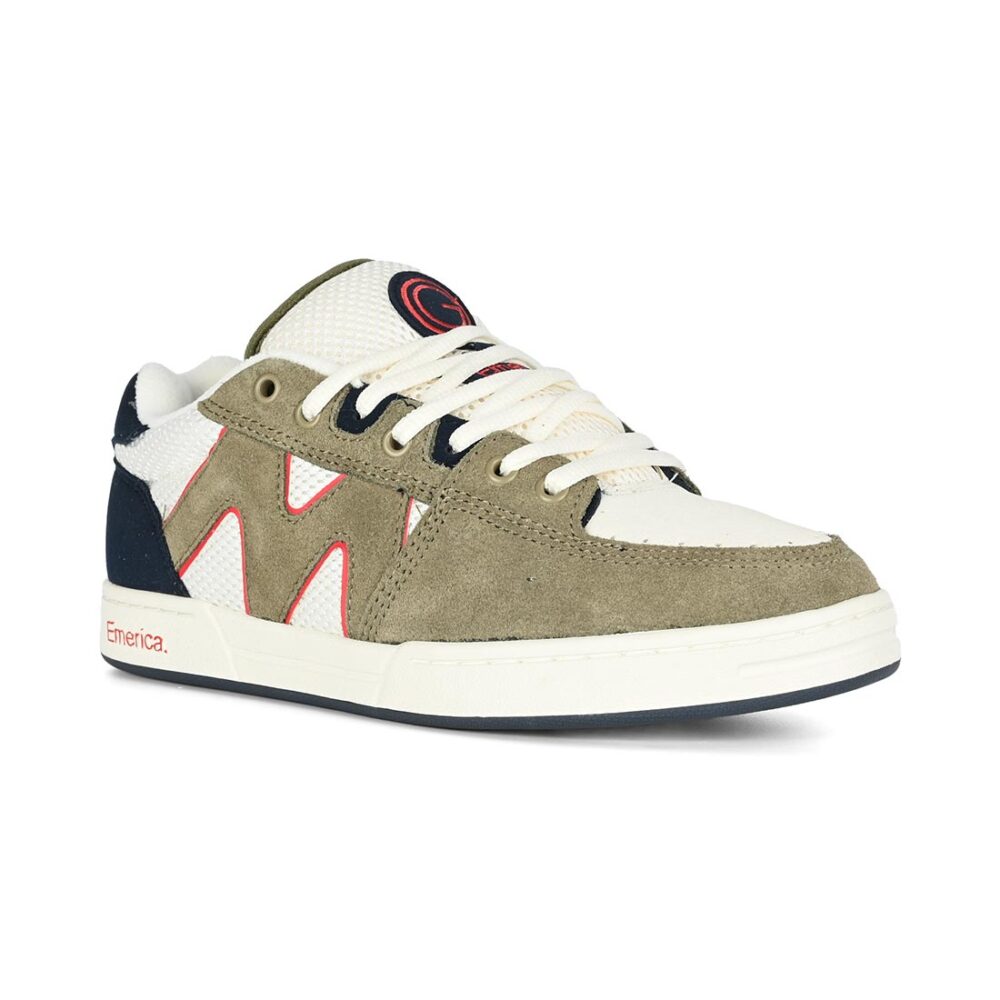 Emerica OG-1 Skate Shoes - Olive/Tan