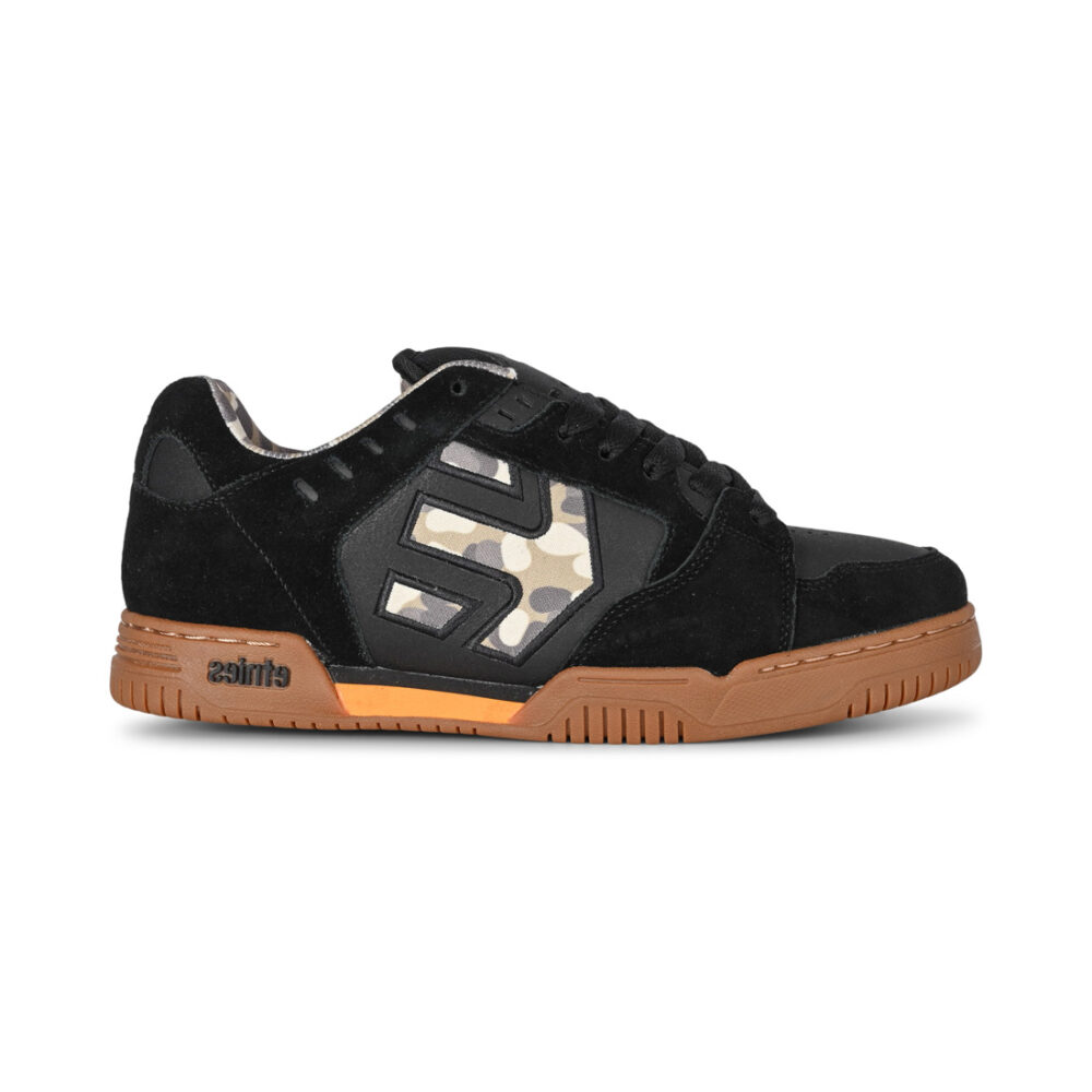 Etnies Faze Skate Shoes - Black/Green/Gum