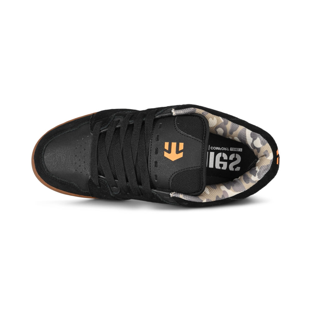 Etnies Faze Skate Shoes - Black/Green/Gum