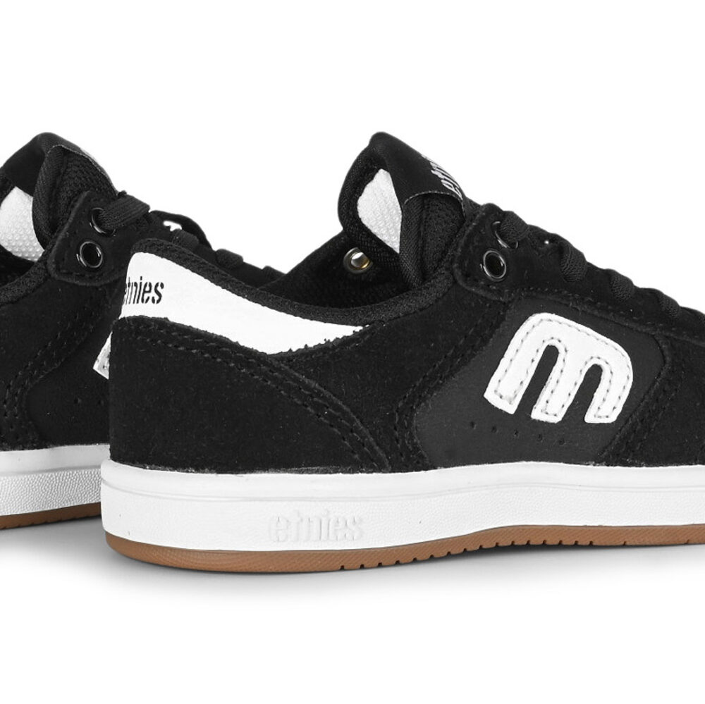 Etnies Little Kids Windrow (Toddler) Skate Shoes - Black/White/Gum