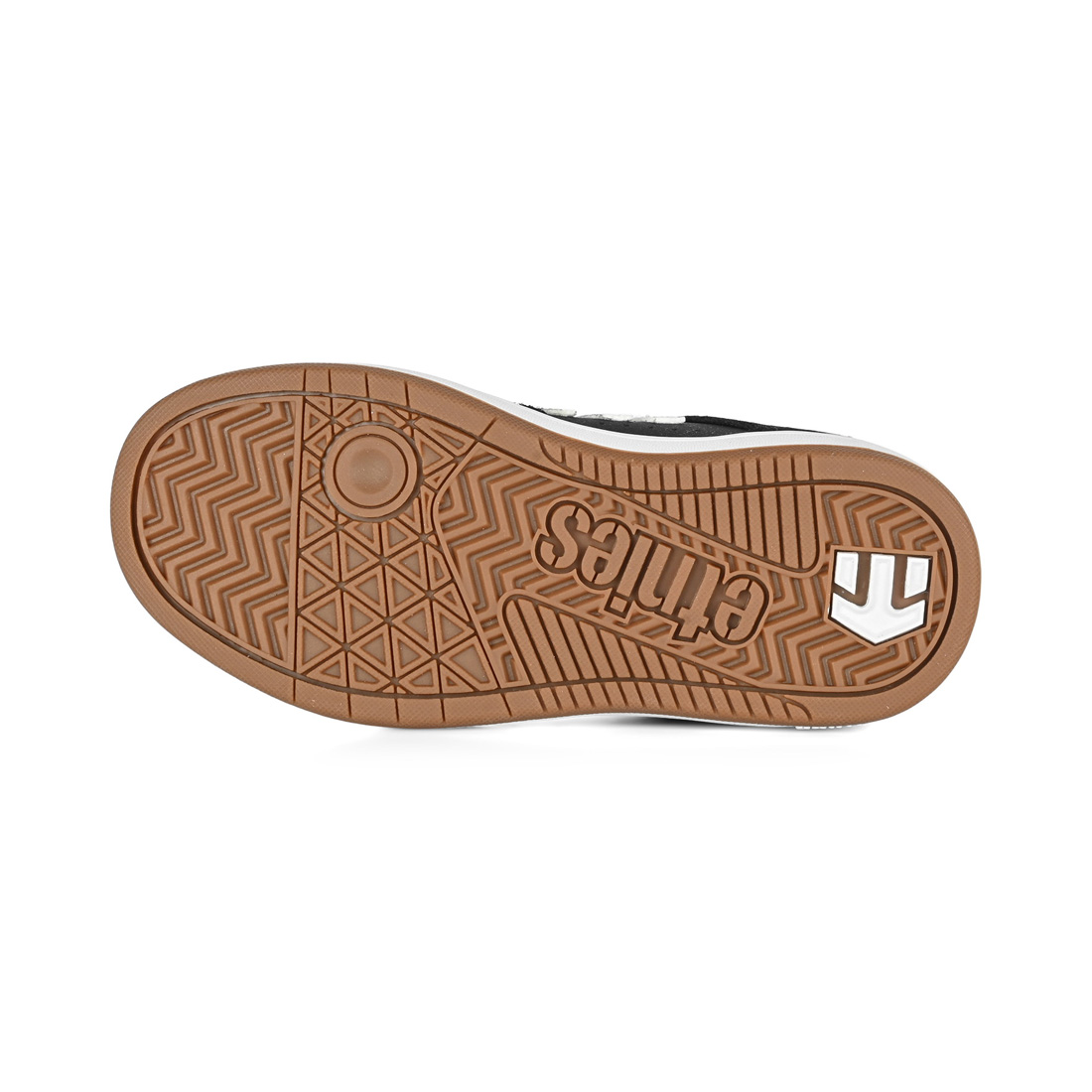 Etnies Little Kids Windrow Skate Shoes Black White Gum