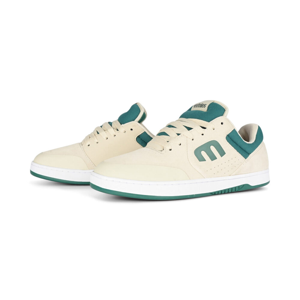 Etnies Marana Skate Shoes - Tan/Green