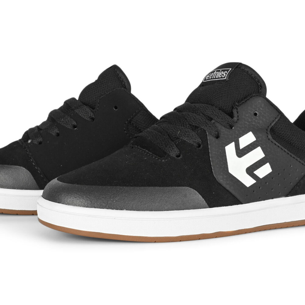 Etnies x Santa Cruz Marana (Youth) Skate Shoes - Black/Red/Gum