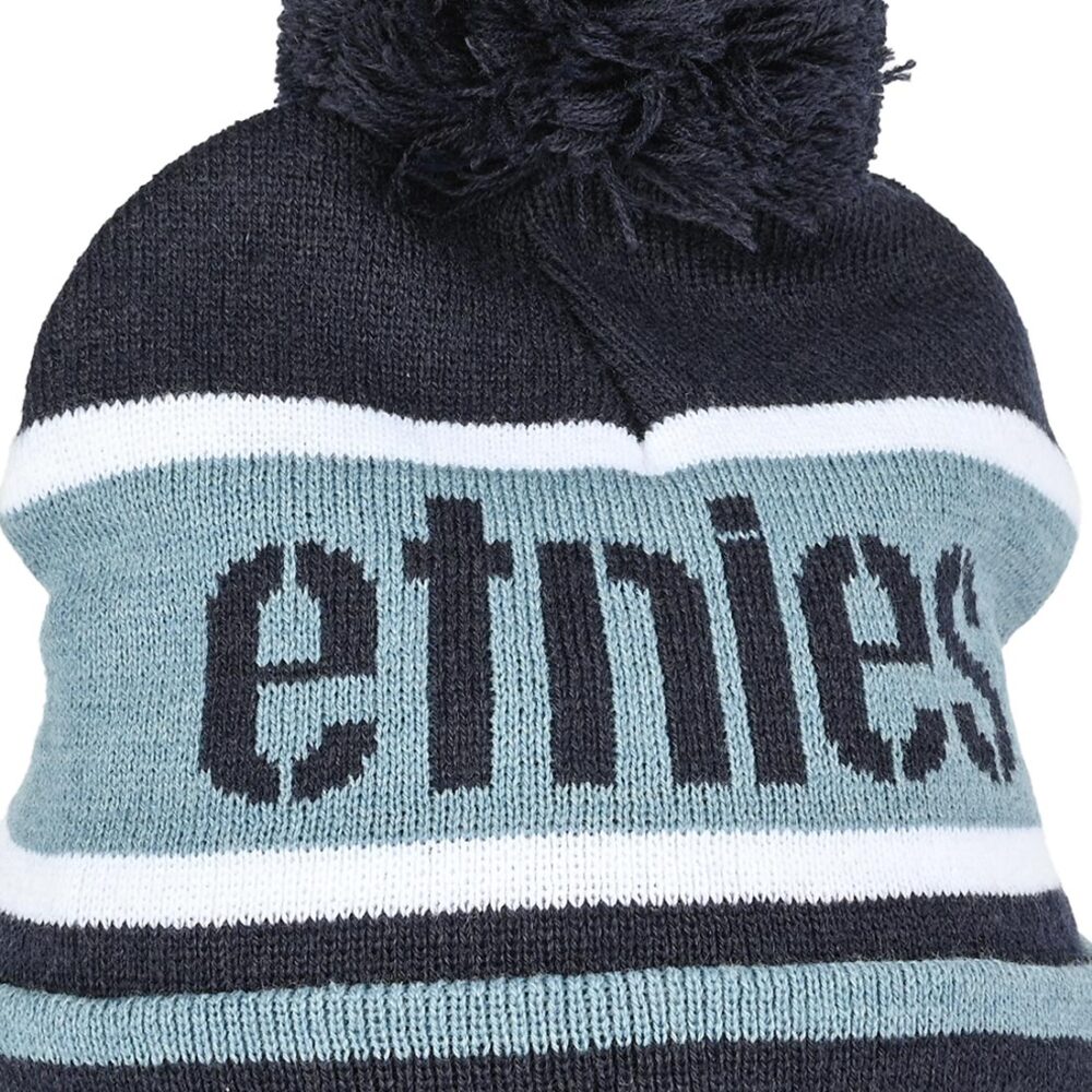Etnies Stencil Pom Beanie Hat - Navy