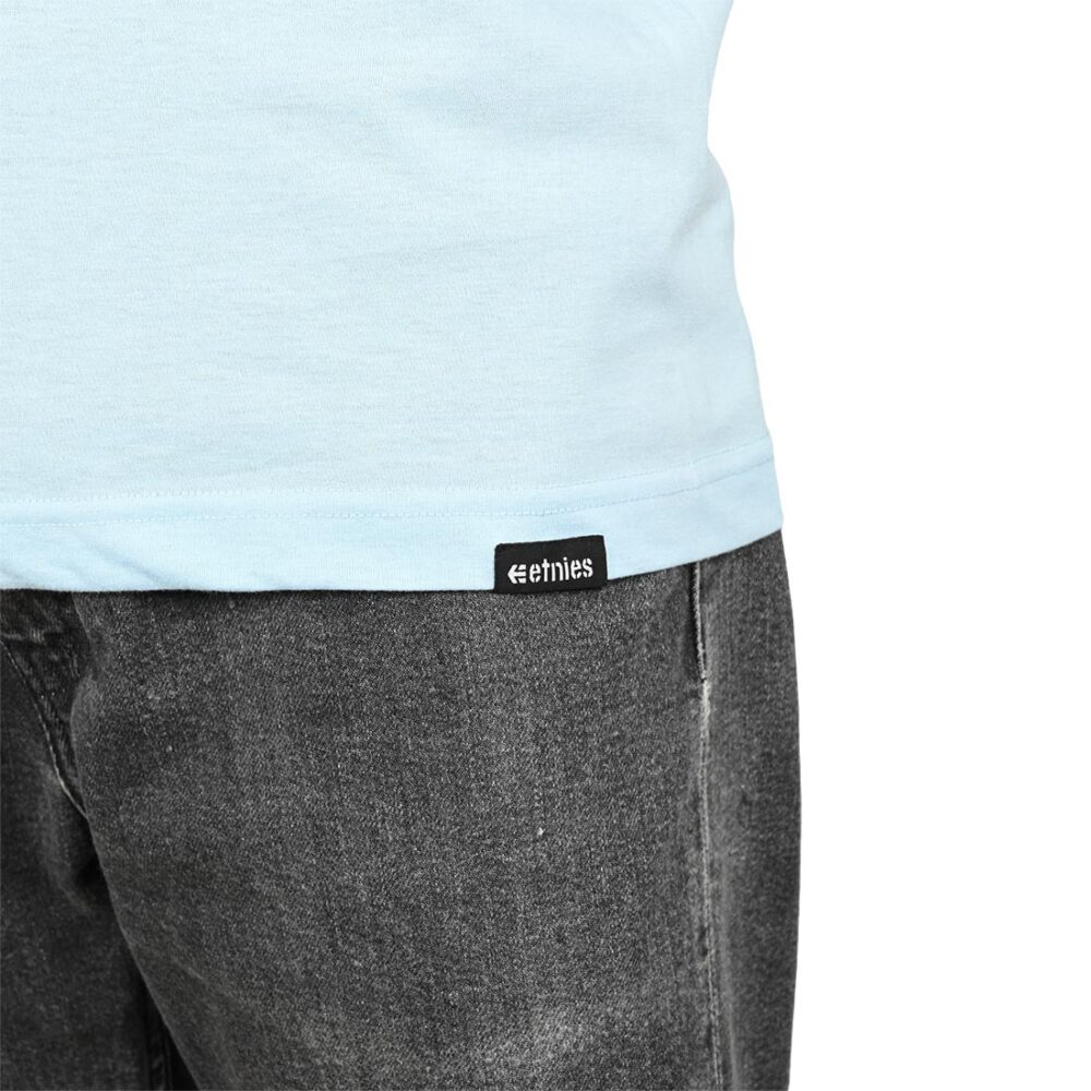 Etnies Team Embroidery S/S T-Shirt - Light Blue