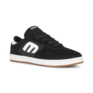 Etnies Windrow (Youth) Skate Shoes - Black/White/Gum