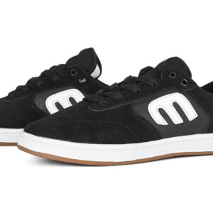 Etnies Windrow (Youth) Skate Shoes - Black/White/Gum
