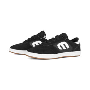 Etnies Windrow (Youth) Skate Shoes - Black/White/Gum