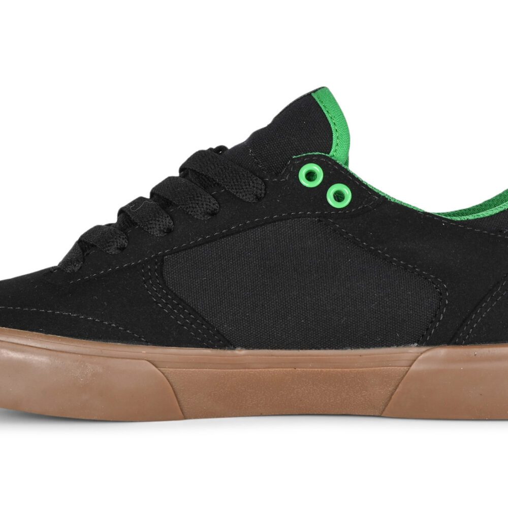 Etnies x Dig Windrow Vulc Skate Shoes - Black/Green/Gum