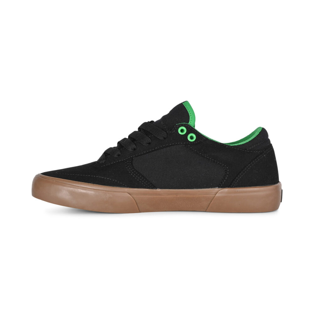 Etnies x Dig Windrow Vulc Skate Shoes - Black/Green/Gum