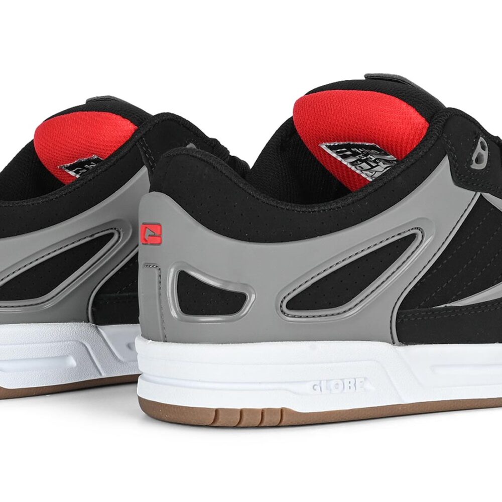 Globe Agent Skate Shoes - Black/Charcoal/Red