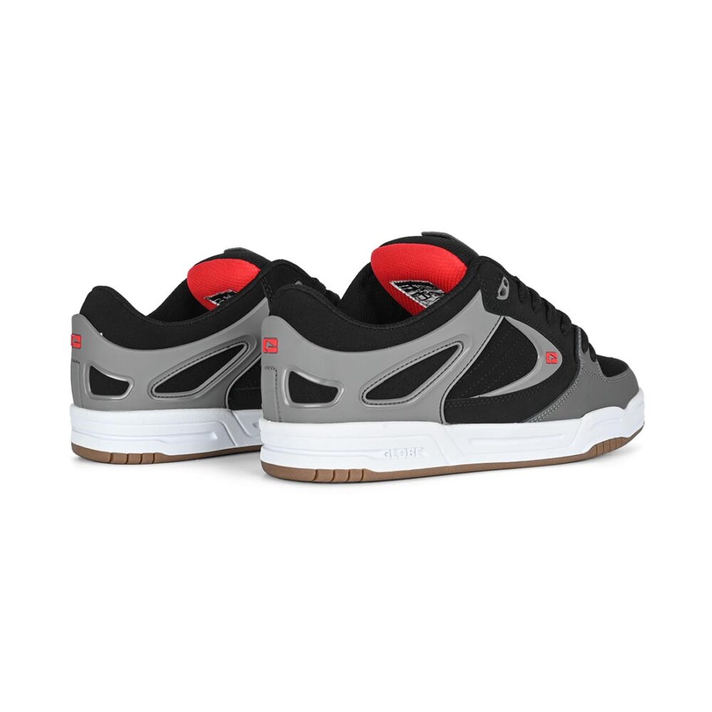 Globe Agent Skate Shoes - Black/Charcoal/Red