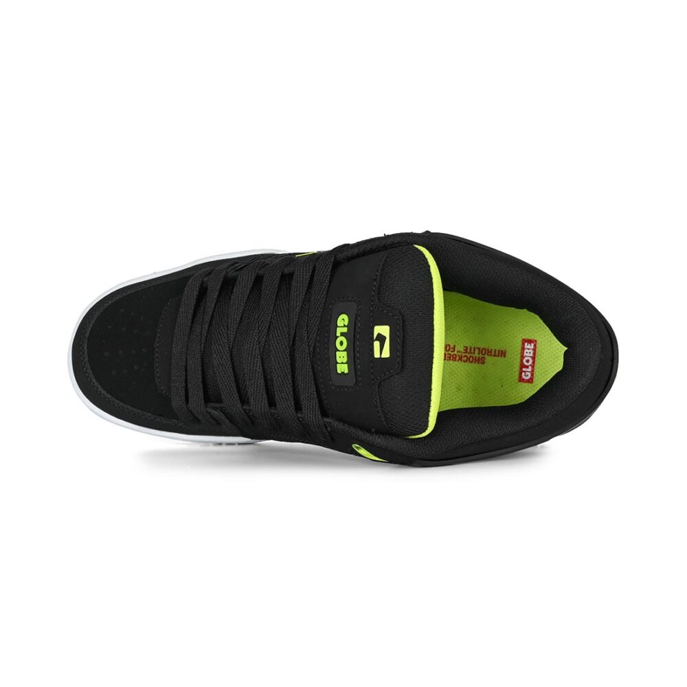 Globe Agent Skate Shoes - Black/Lime