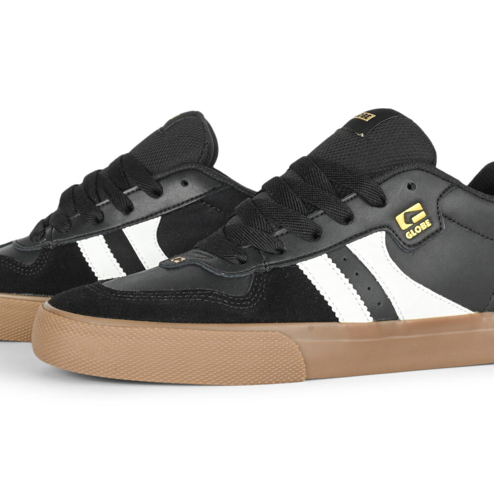 Globe Encore 2 Skate Shoes - Black/White/Gum