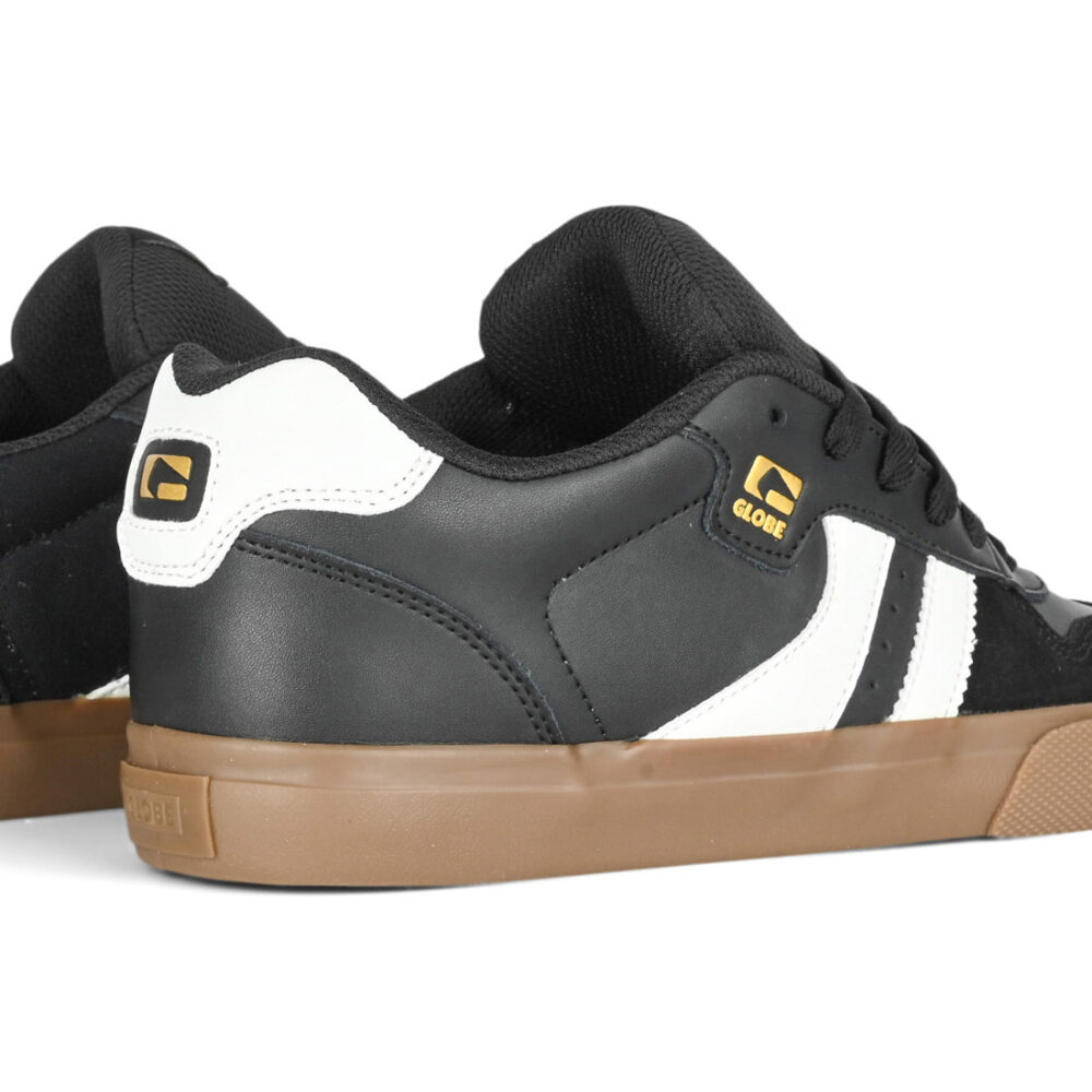 Globe Encore 2 Skate Shoes - Black/White/Gum