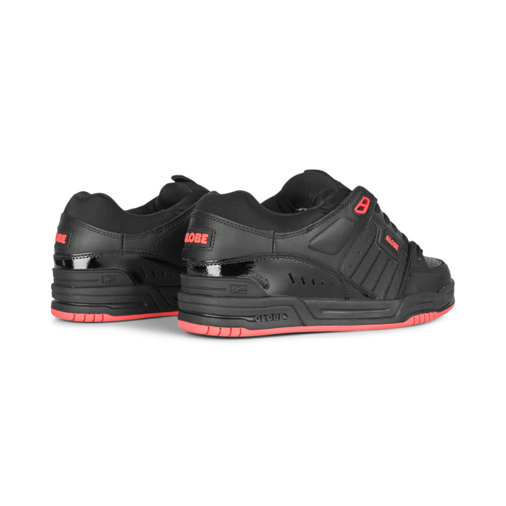 Globe Fusion Skate Shoes - Black/Red (HO24)