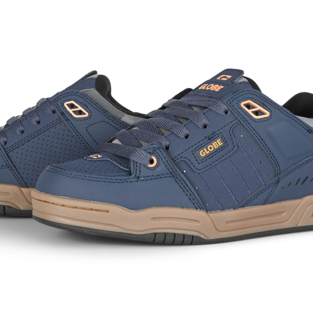 Globe Fusion Skate Shoes - Navy/Grey