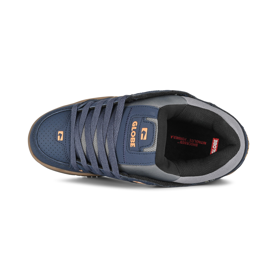 Globe Fusion Skate Shoes Navy Grey Supereight