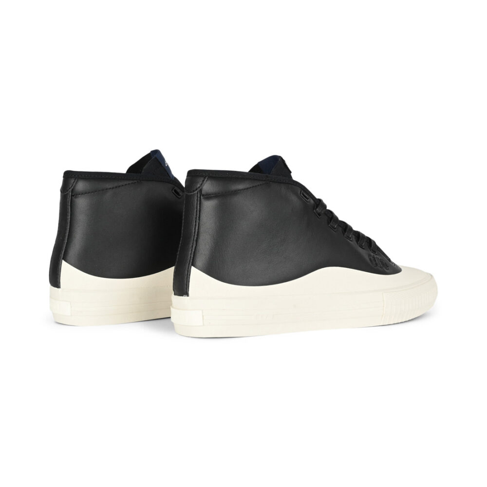 Globe Gillette Mid Skate Shoes - Black Leather