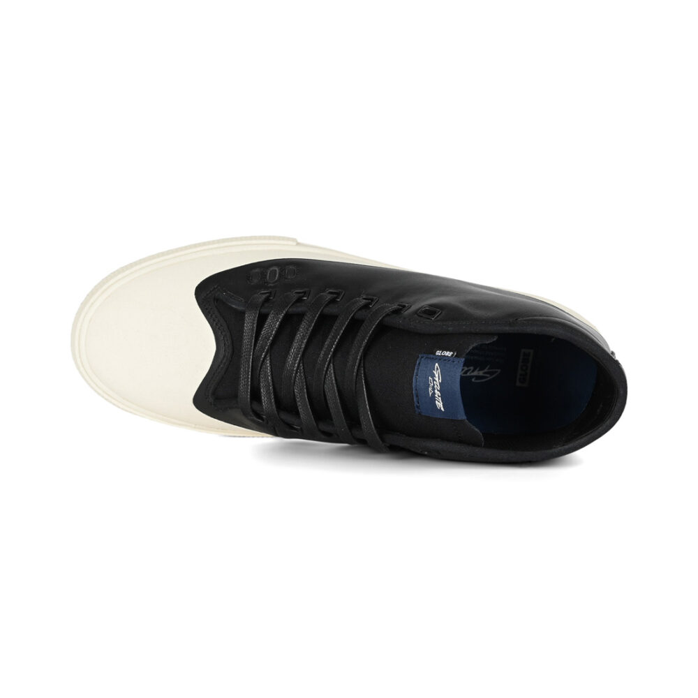 Globe Gillette Mid Skate Shoes - Black Leather