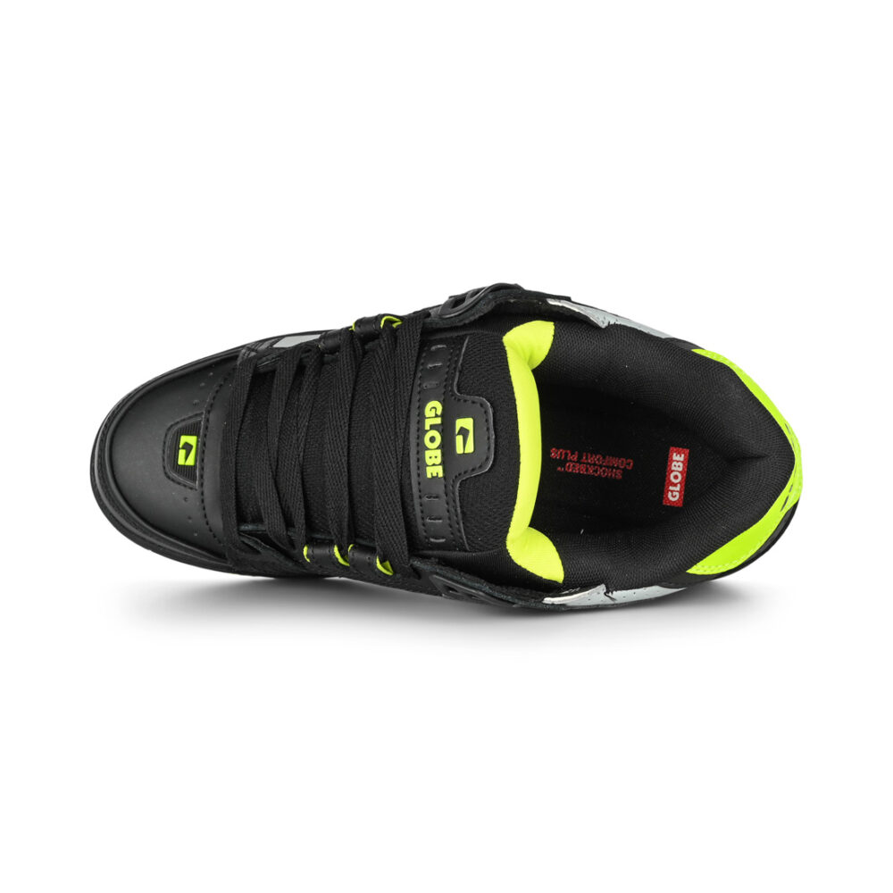 Globe Sabre Skate Shoes - Black/Lime