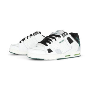 Globe Sabre Skate Shoes - White/Green