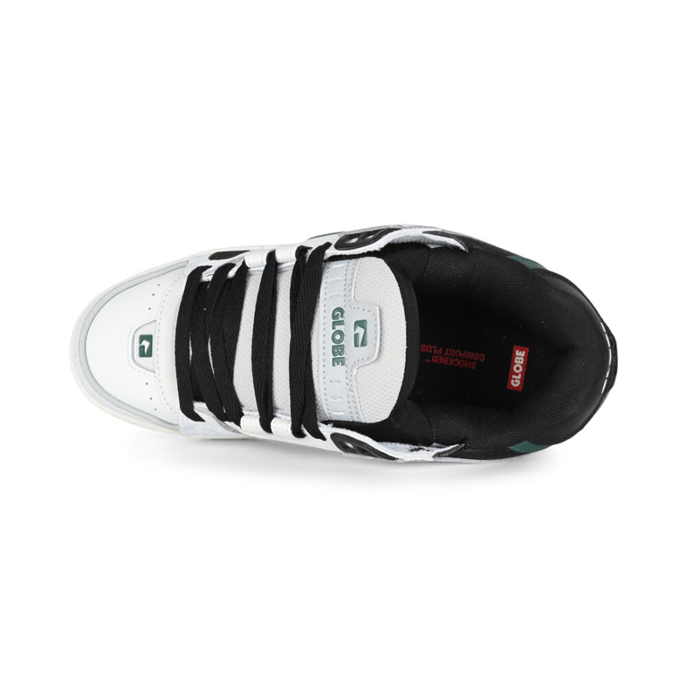 Globe Sabre Skate Shoes - White/Green