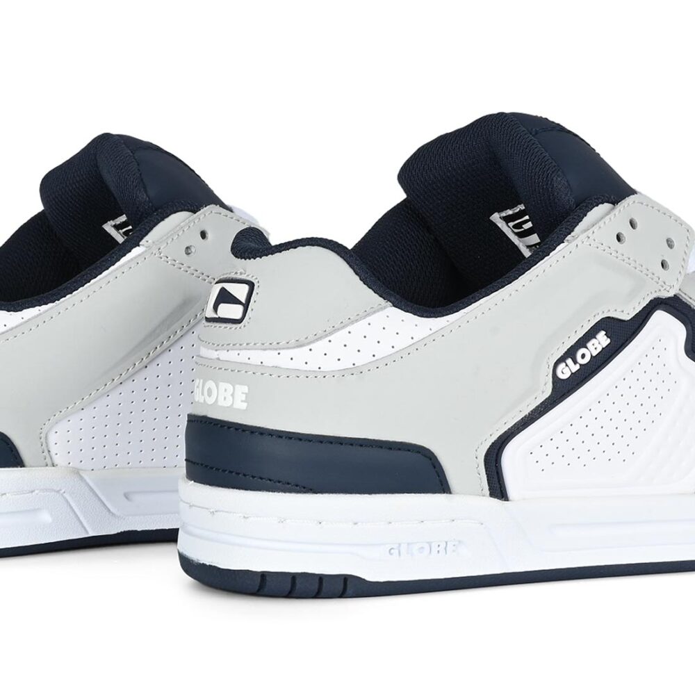 Globe Scribe Skate Shoes - Grey/White/Navy