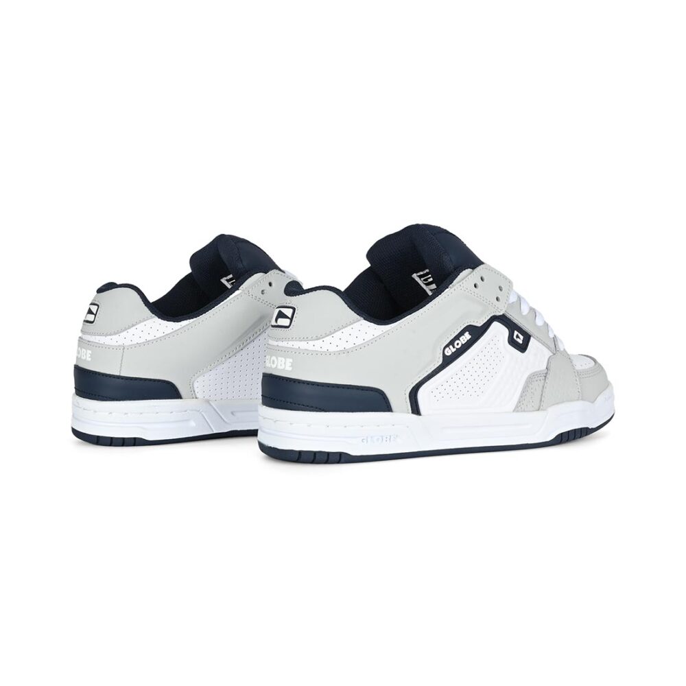 Globe Scribe Skate Shoes - Grey/White/Navy