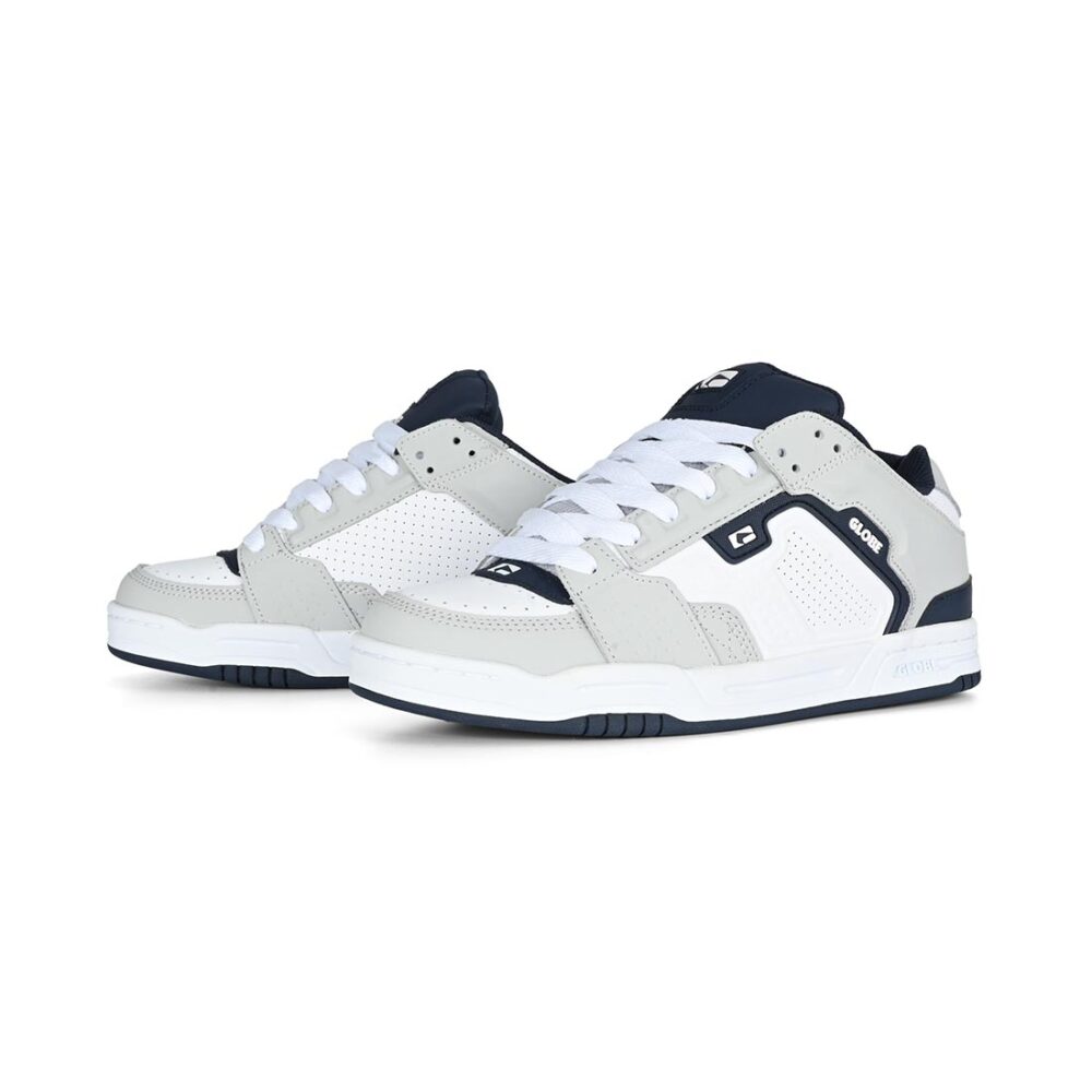 Globe Scribe Skate Shoes - Grey/White/Navy
