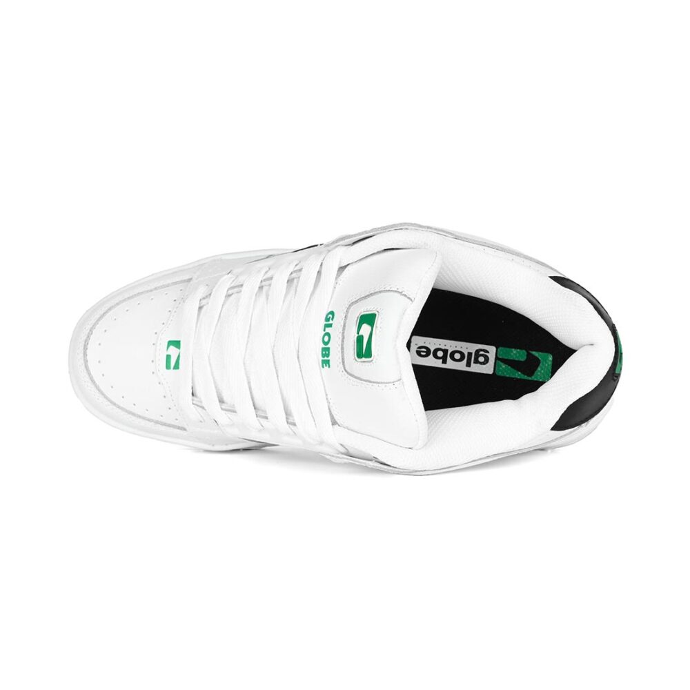 Globe Scribe Skate Shoes - White/Green