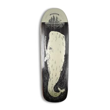 Heathen Moby Rising on Bomber 9.25" Skateboard Deck - Metallic
