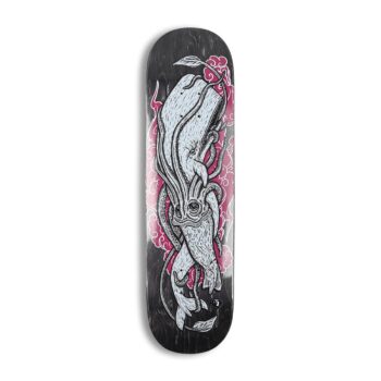 Heathen Moby vs Kraken on Squarehead 8.375" Skateboard Deck