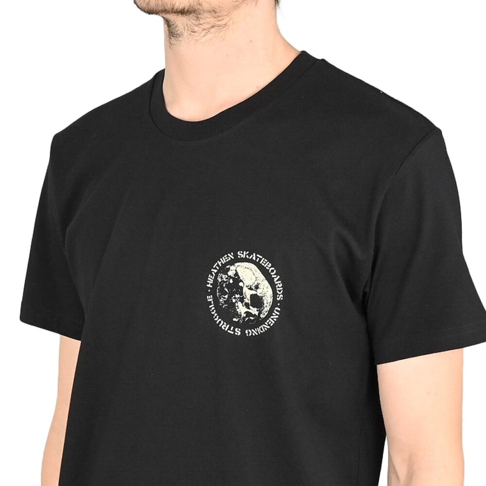 Heathen Sisyphus Short-Sleeved T-Shirt - Black