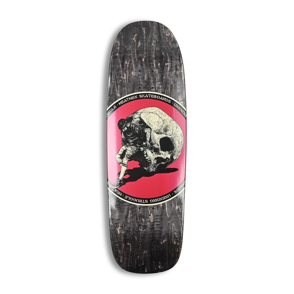 Heathen Sisyphus on Bigger Loader 9.825" Skateboard Deck