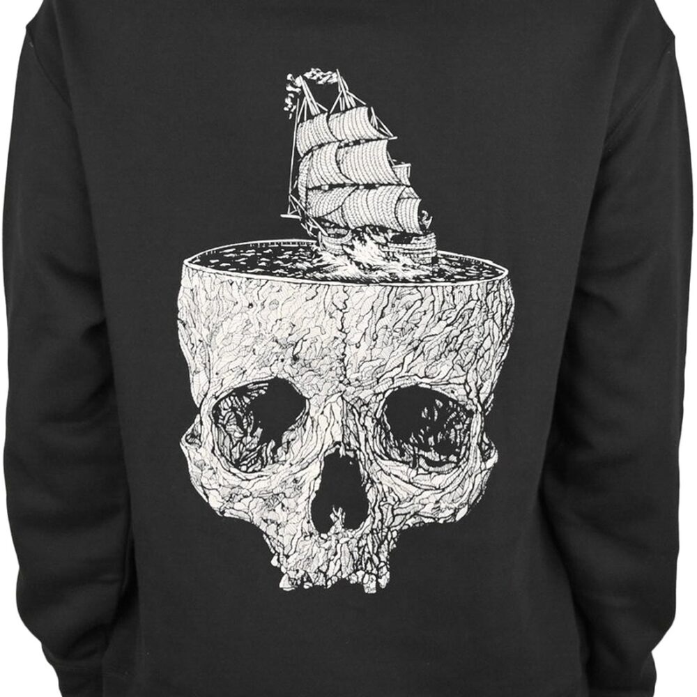 Heathen Stormy Seas Pullover Hoodie - Black