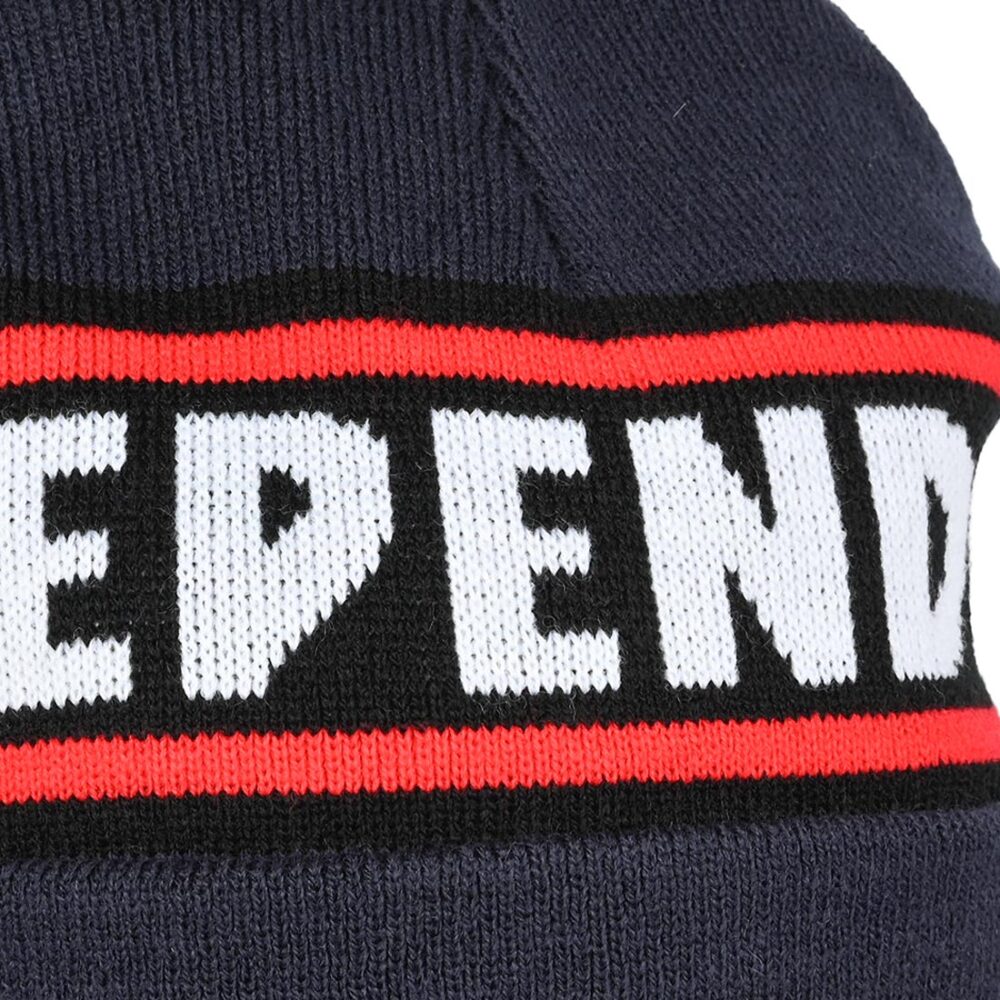 Independent Bar Logo Beanie Hat - Navy