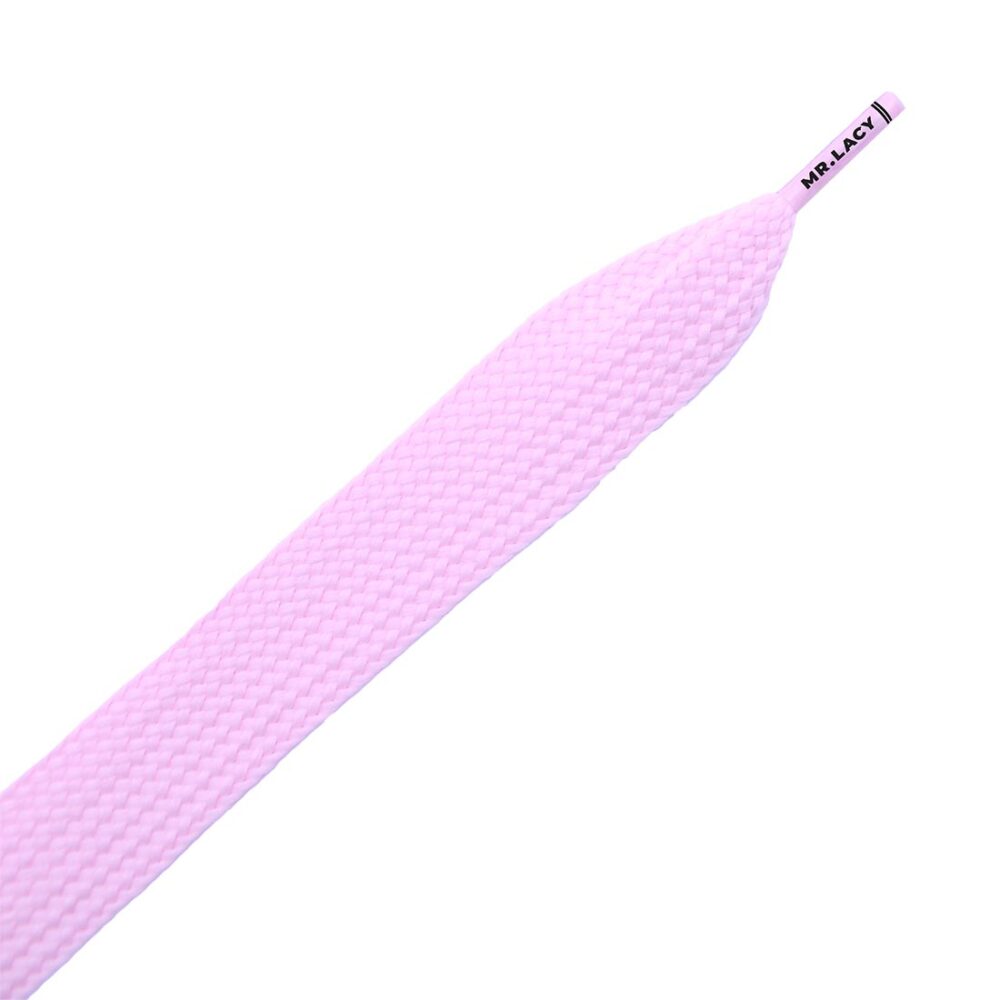 Mr. Lacy Fatties 130cm Shoelaces - Pastel Pink