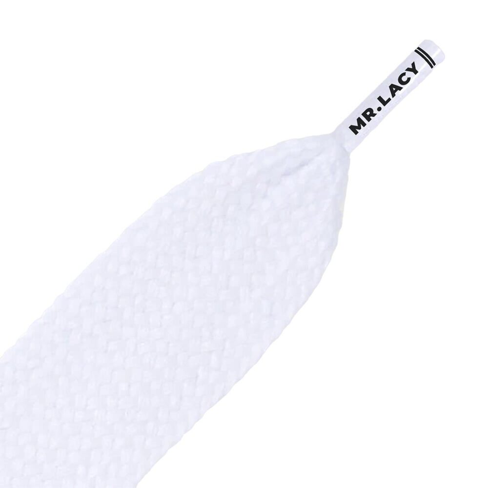 Mr. Lacy Fatties 130cm Shoelaces - White