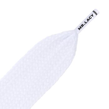 Mr. Lacy Fatties 130cm Shoelaces - White