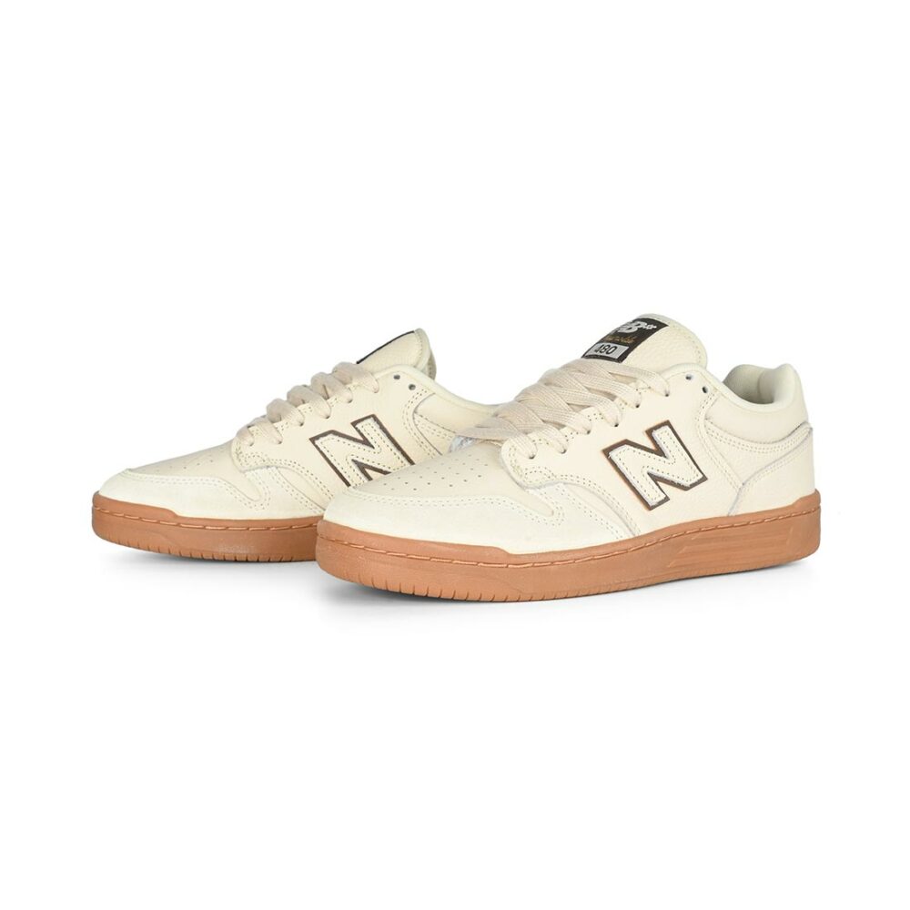 New Balance Numeric Andrew Reynolds 480 Skate Shoes - Sea Salt/Brown