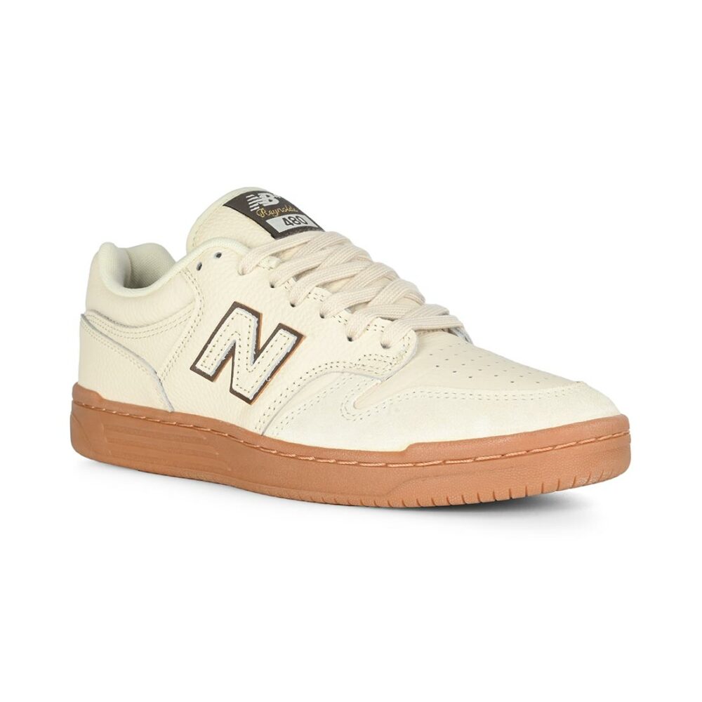 New Balance Numeric Andrew Reynolds 480 Skate Shoes - Sea Salt/Brown