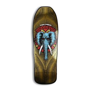 Powell Peralta Vallely Elephant 10" Reissue Skateboard Deck - Gold Foil
