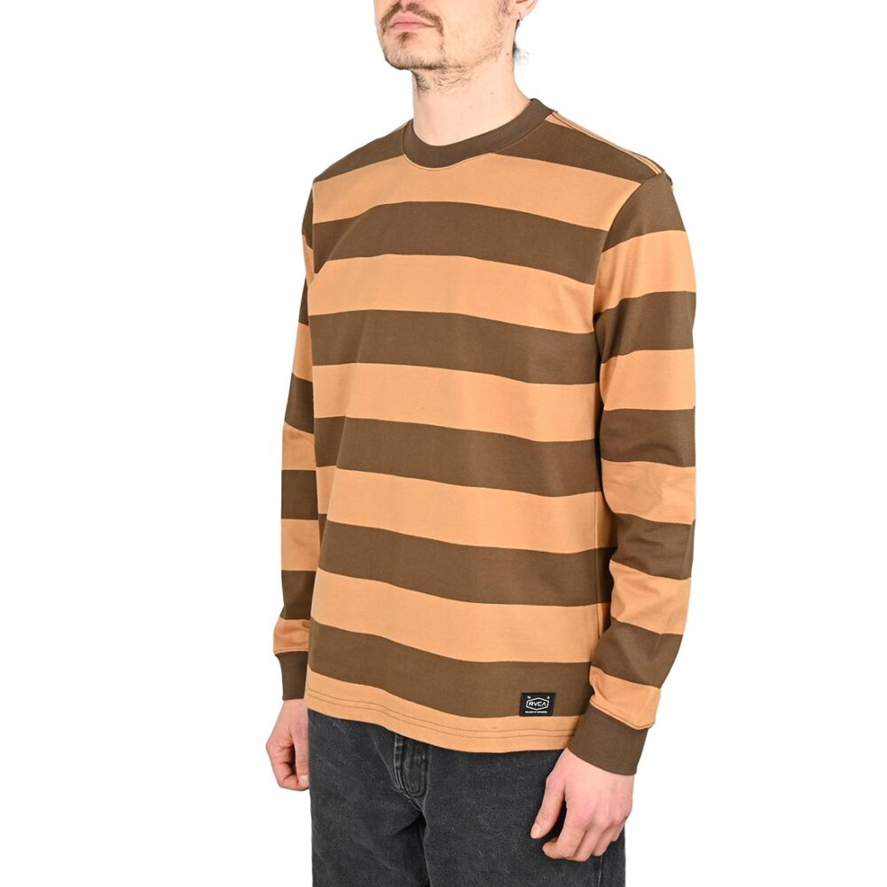 RVCA Chainmail L/S T-Shirt - Camel