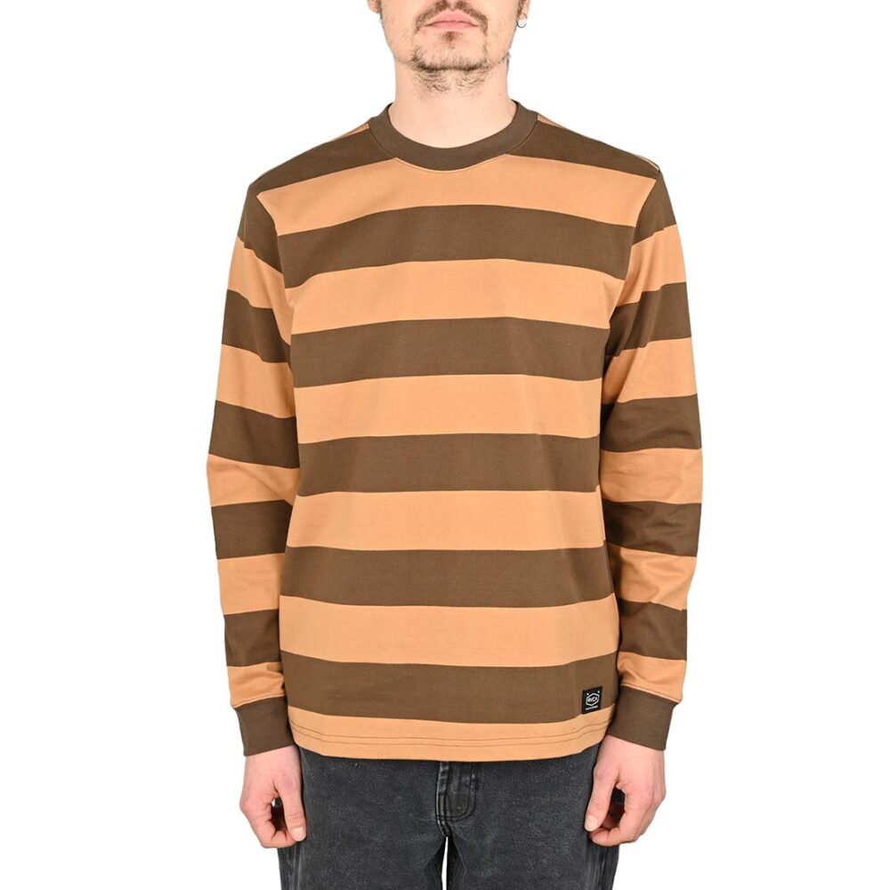 RVCA Chainmail L/S T-Shirt - Camel